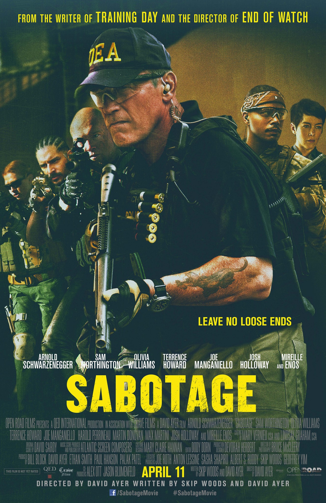 Sabotage (2014) Malay Subtitle